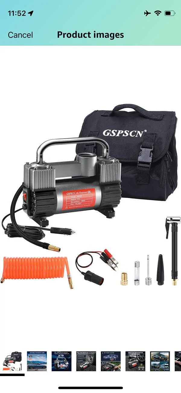 Tesla Cybertruck Air Compressor Viair 300P & Tire Repair Kit Assembled IMG_8335