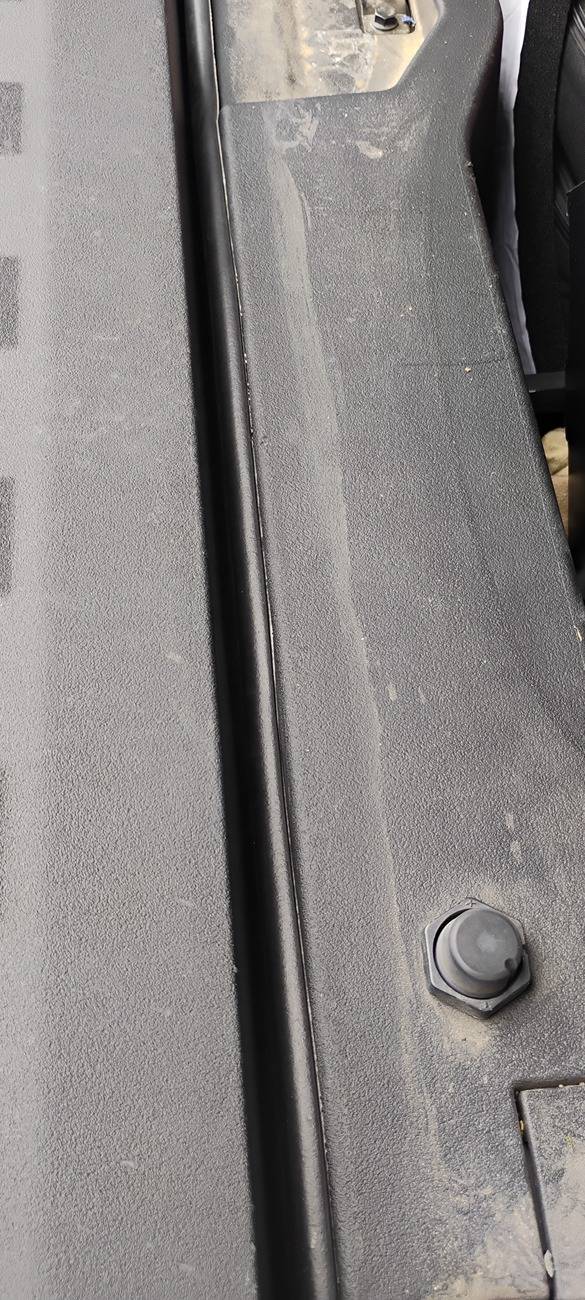 Tesla Cybertruck Preventing dust storm in my truck bed. My DIY solution. What's Yours? IMG_20250427_134807947