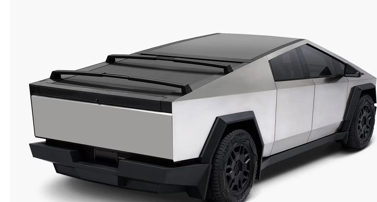 Tesla Cybertruck Cybertruck bed with 6'-0" ladder IMG_2262