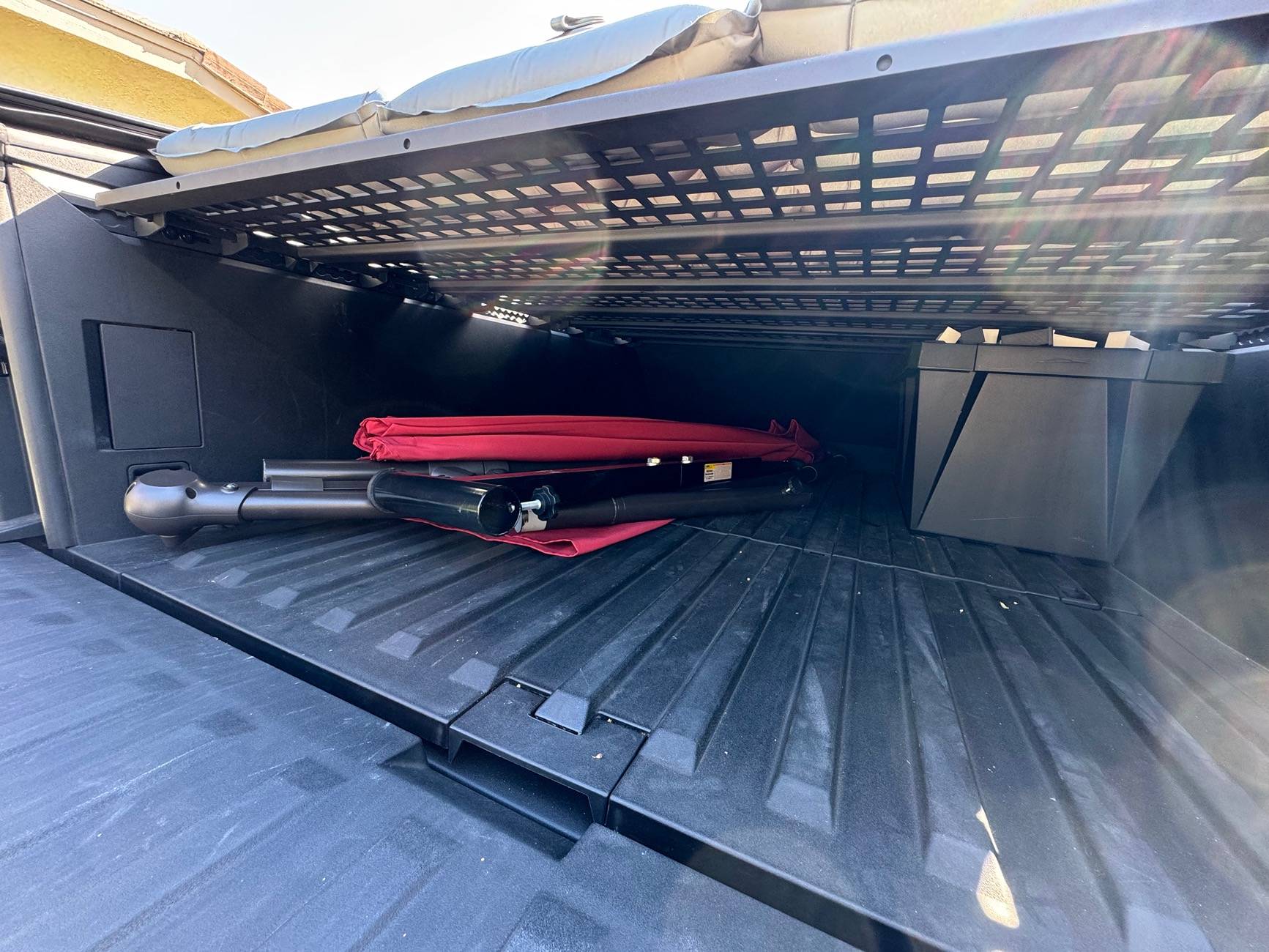 Tesla Cybertruck Hitch mounted umbrella - here's a good option IMG_1351