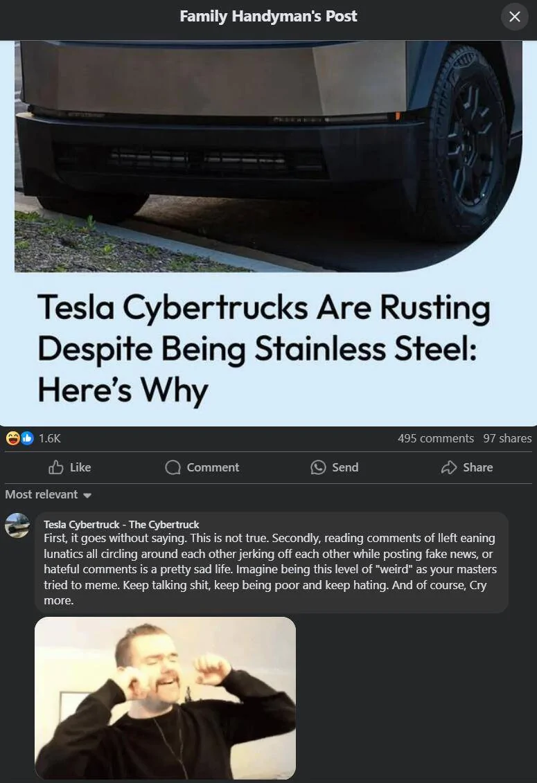 Tesla Cybertruck Public REACTIONS to Your Cybertruck (and Your Reaction)? [Admin Warning: NO POLITICS] 1745971572350-km