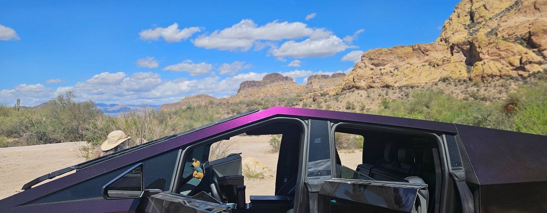Tesla Cybertruck My Cybertruck Rockies Photos. Post Your Mountain Pics 20250419_141515