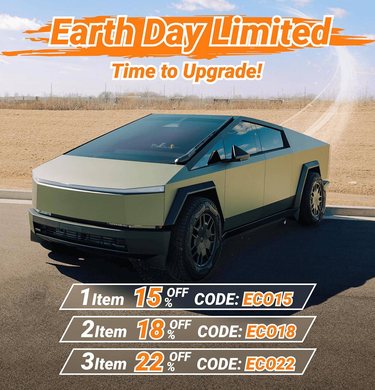 Tesla Cybertruck Limited-Time Earth Day Offer: Up to 22% OFF 84399a17d8d36c4f987c675f8ab17243