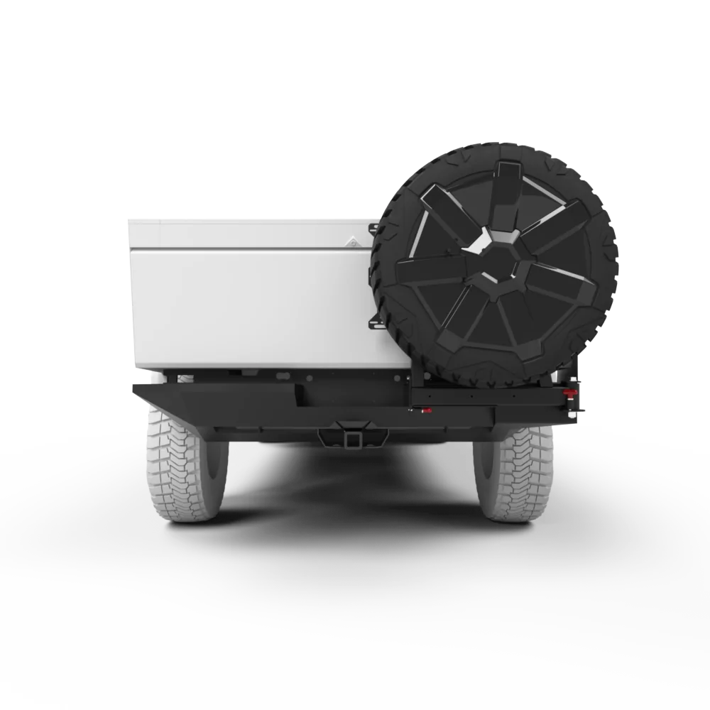 Tesla Cybertruck Any suggestion of tailgate spare tire mount solution?? Rear-bumper-05