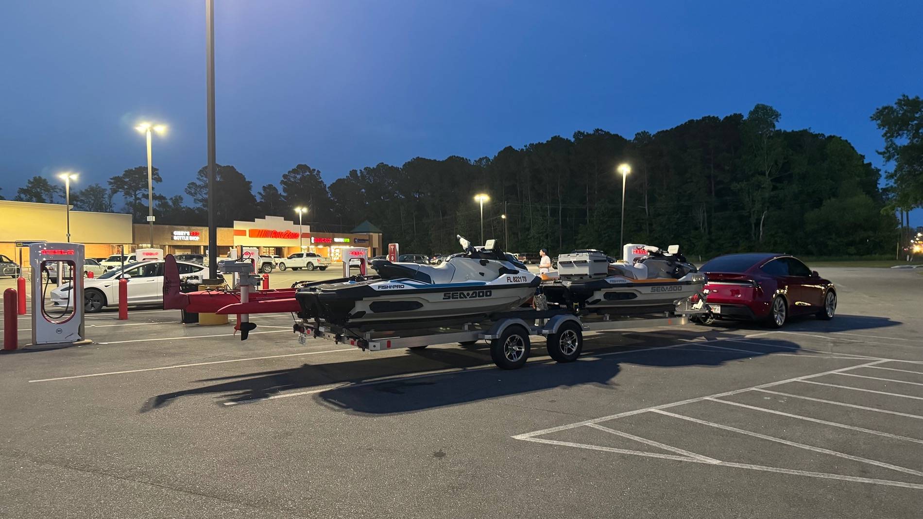 Tesla Cybertruck Towing Heavy - CT did great for 165-Mile Trip with 9,500-lb 12-ft High Boat IMG_4513