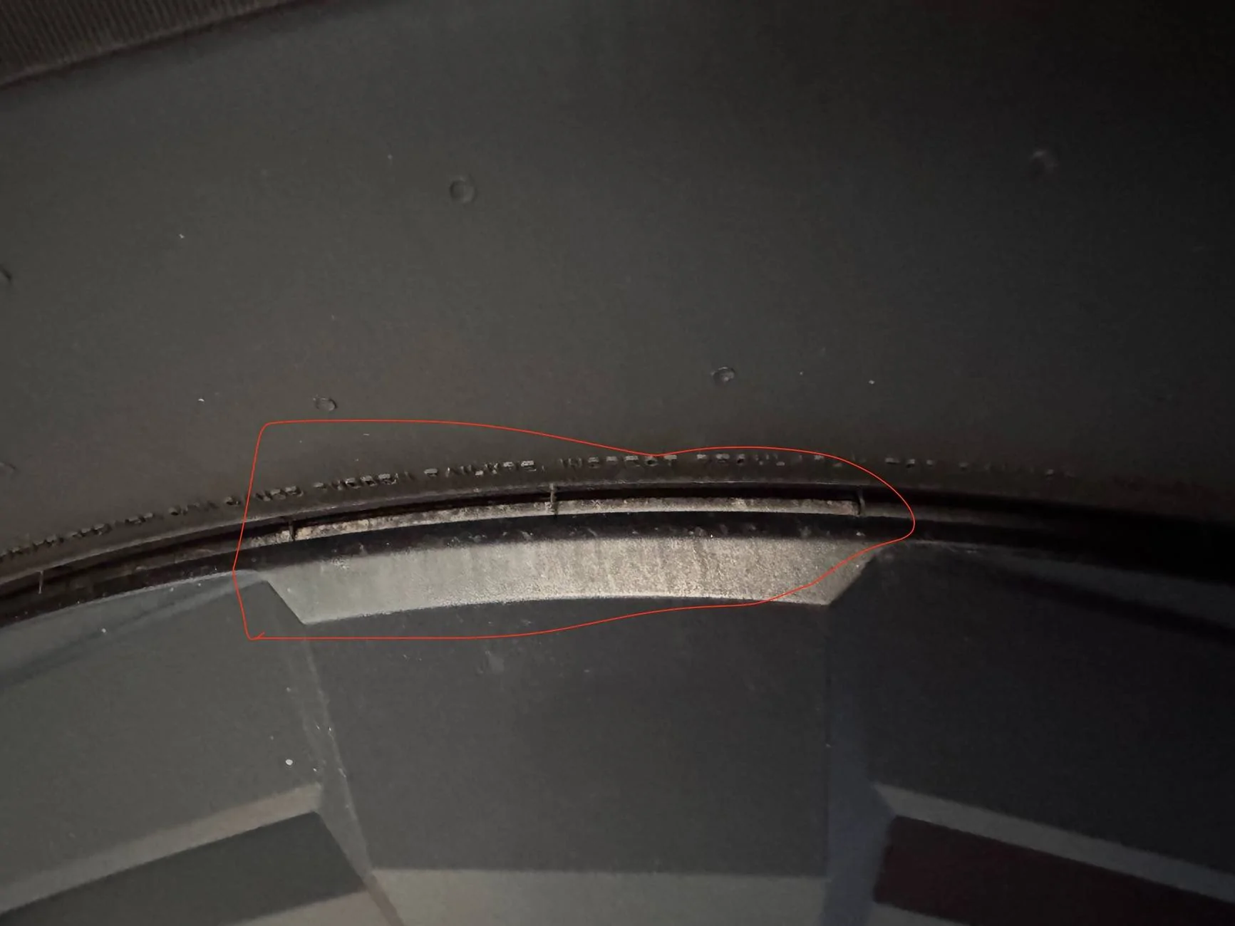 Tesla Cybertruck New wheel covers scratched all 4 of my rims IMG_5208
