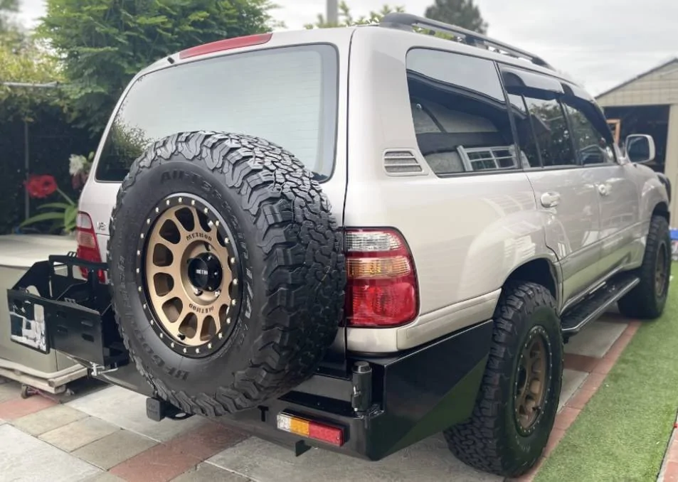 Tesla Cybertruck Method MR707 18" wheels with KO3 tires installed IMG_6702