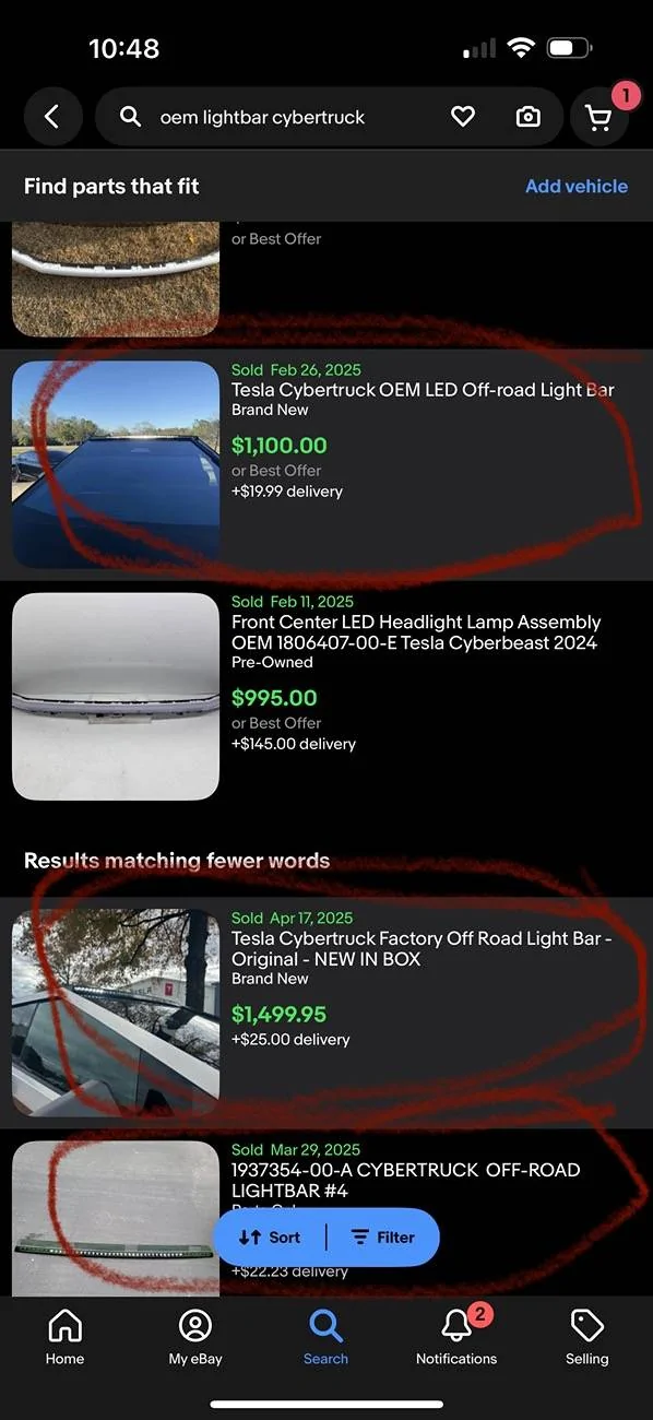 Tesla Cybertruck Selling a brand new cybertruck light bar.. SOLD IMG_1636
