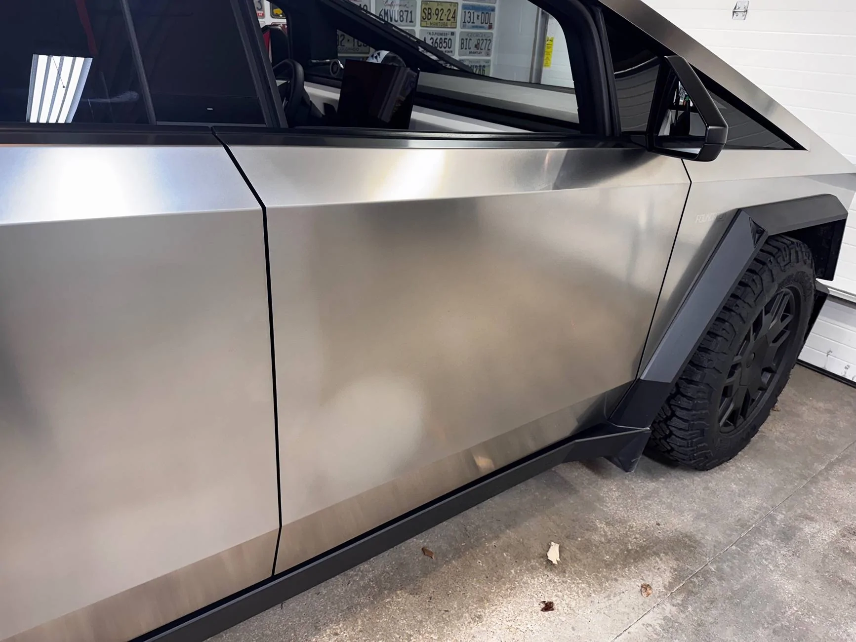 Tesla Cybertruck Rust spots after 1 year IMG_6702