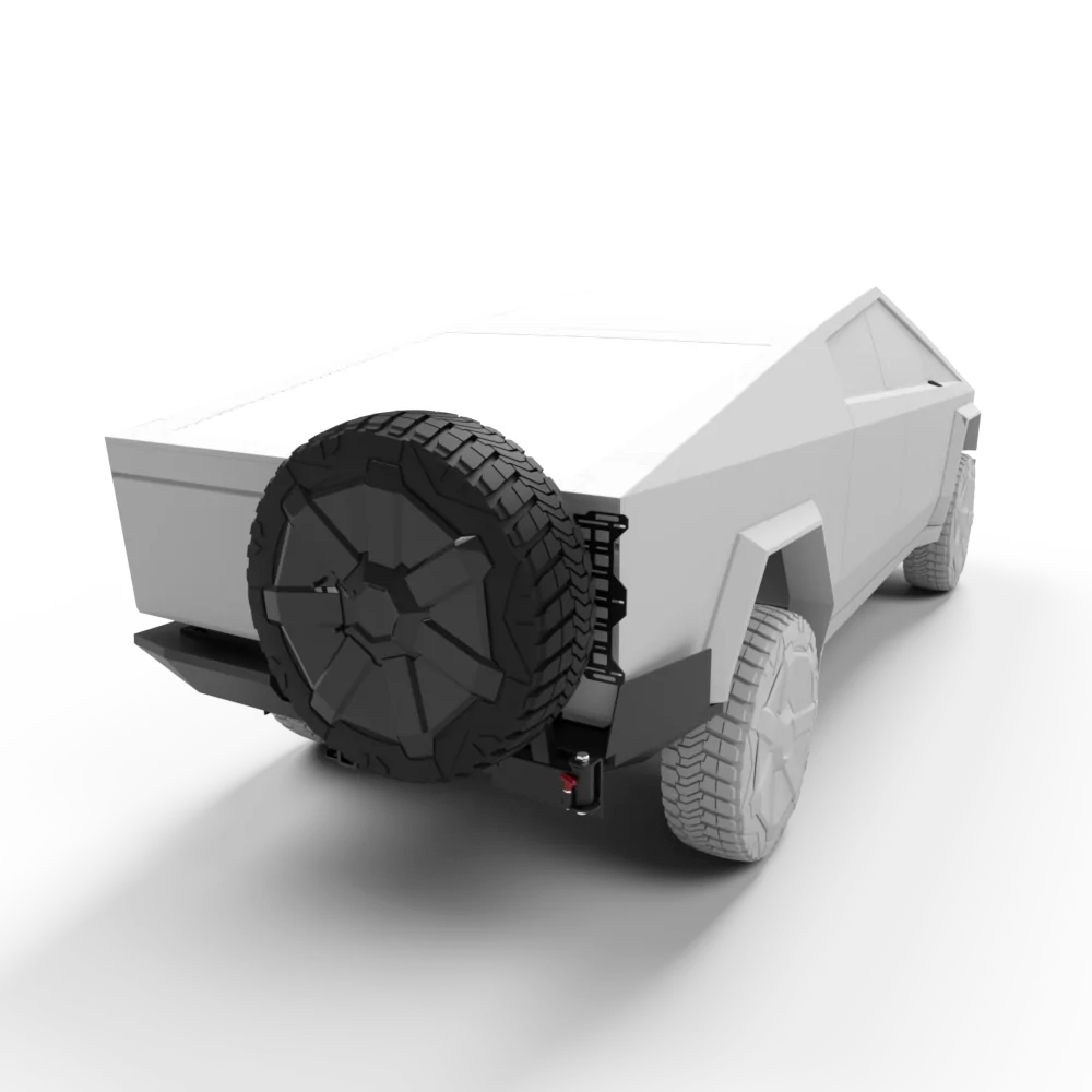 Tesla Cybertruck 💥 CYBERTRUCKco Heavy-Duty Aluminum Rear Bumper launched! 💥 Rear-bumper-09