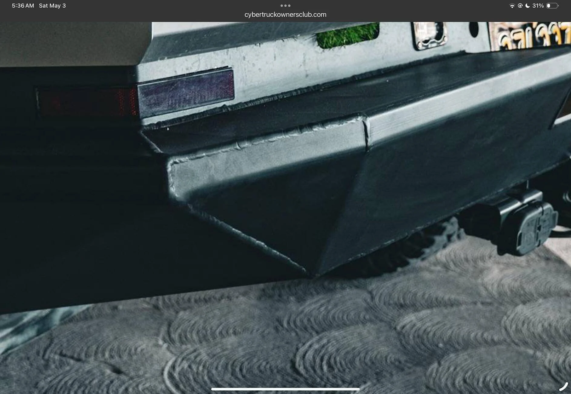 Tesla Cybertruck 💥 CYBERTRUCKco Heavy-Duty Aluminum Rear Bumper launched! 💥 IMG_0353
