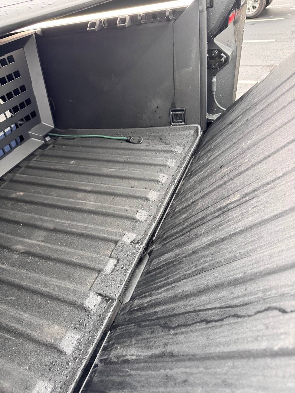 Tesla Cybertruck Rain 🌧️ or dust ☁️- pick your poison vault. IMG_5307