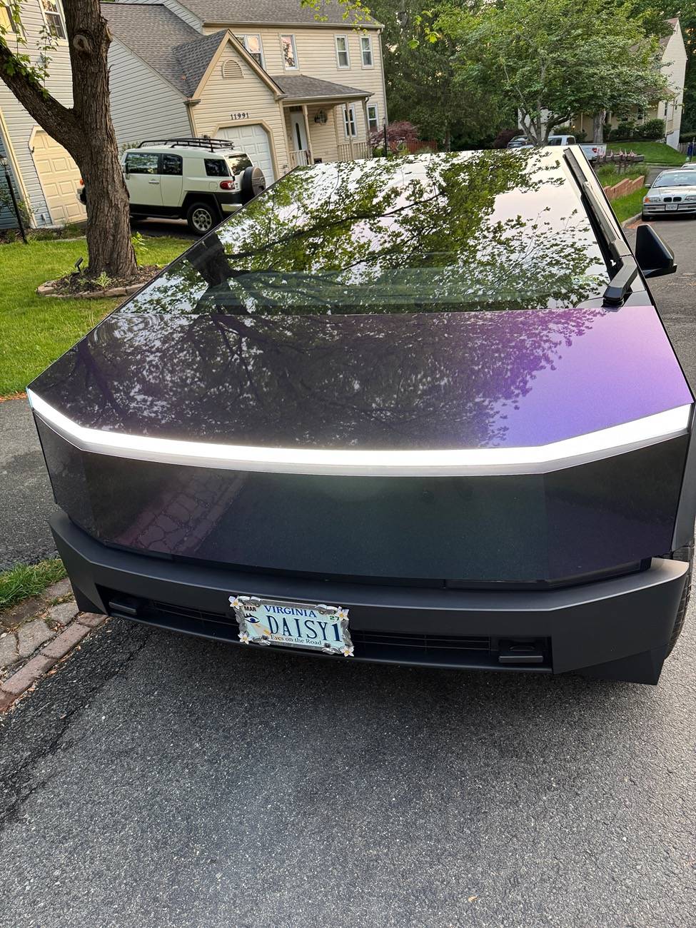 Tesla Cybertruck American Shine in Sterling Virginia did my wrap! IMG_3709