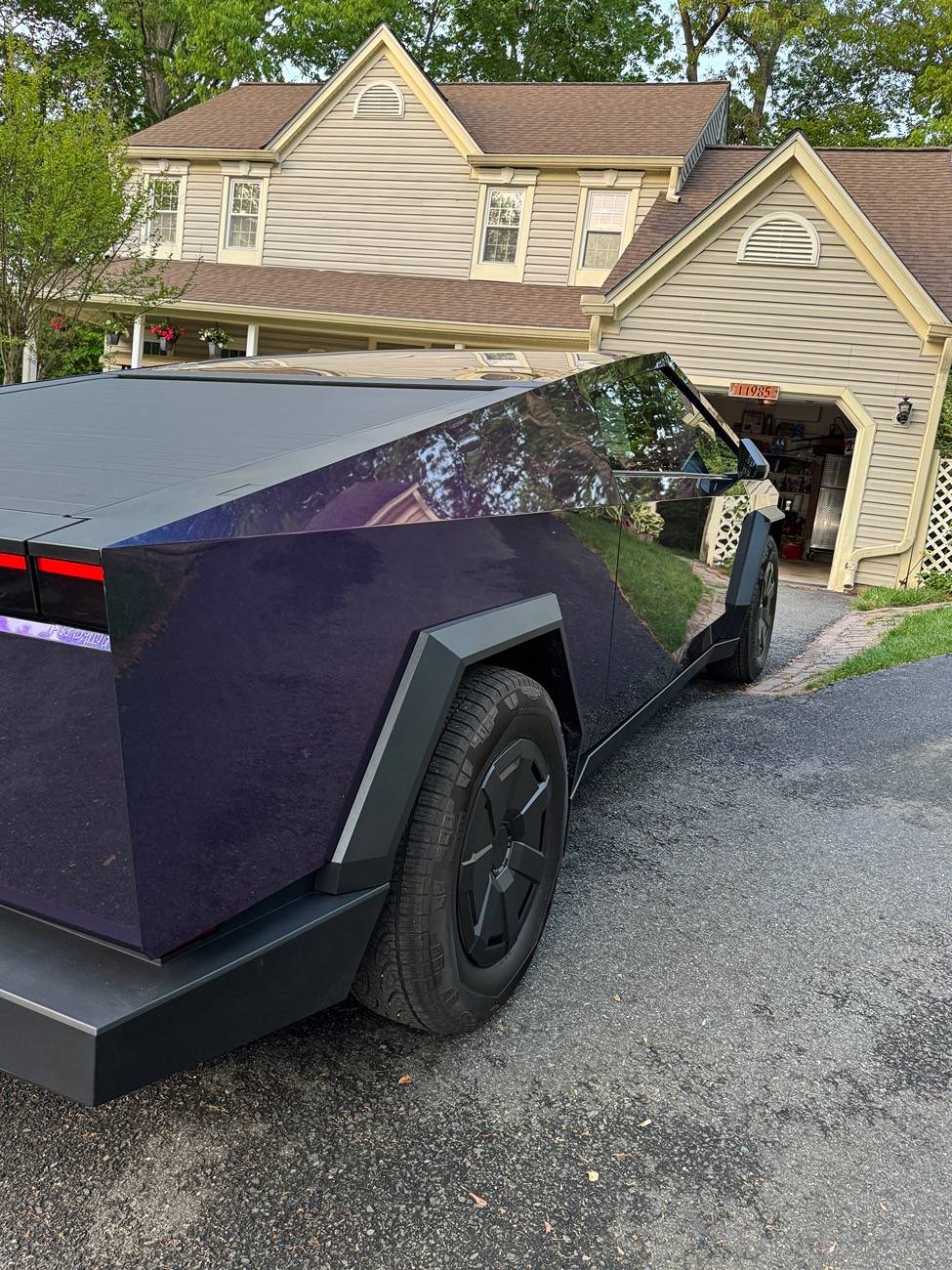 Tesla Cybertruck American Shine in Sterling Virginia did my wrap! IMG_3712
