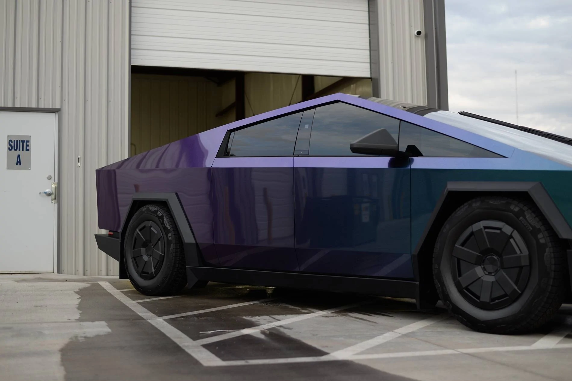 Tesla Cybertruck American Shine in Sterling Virginia did my wrap! DSC_1493
