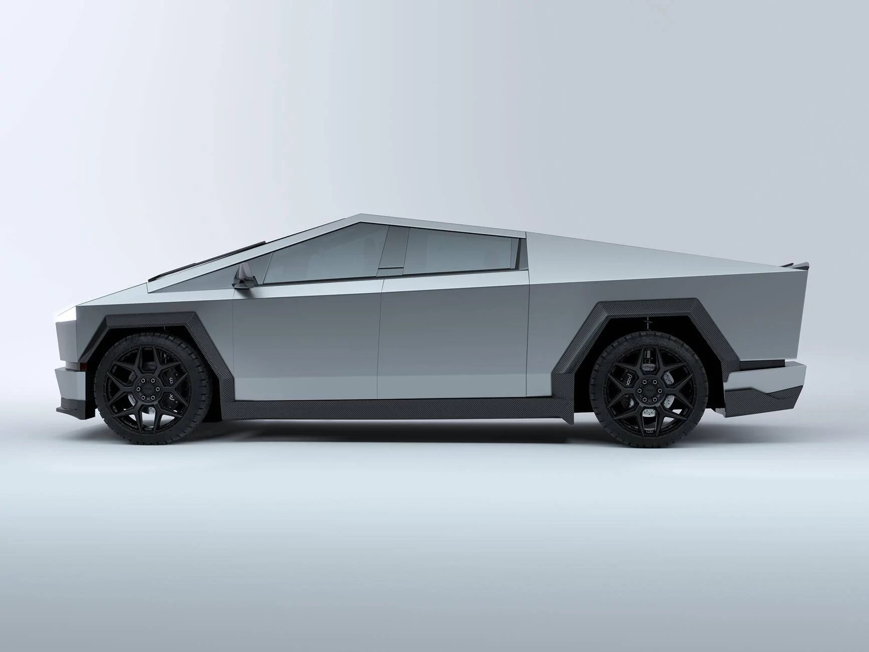 Tesla Cybertruck New: Carbon fiber body kit for Cybertruck by Renegade Design 5