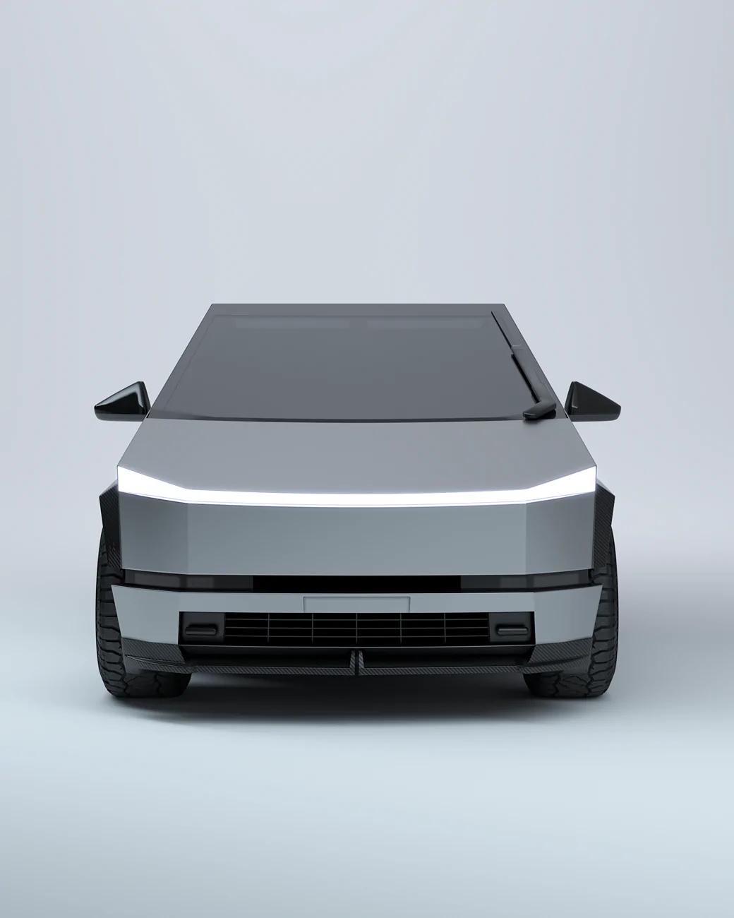 Tesla Cybertruck New: Carbon fiber body kit for Cybertruck by Renegade Design 19