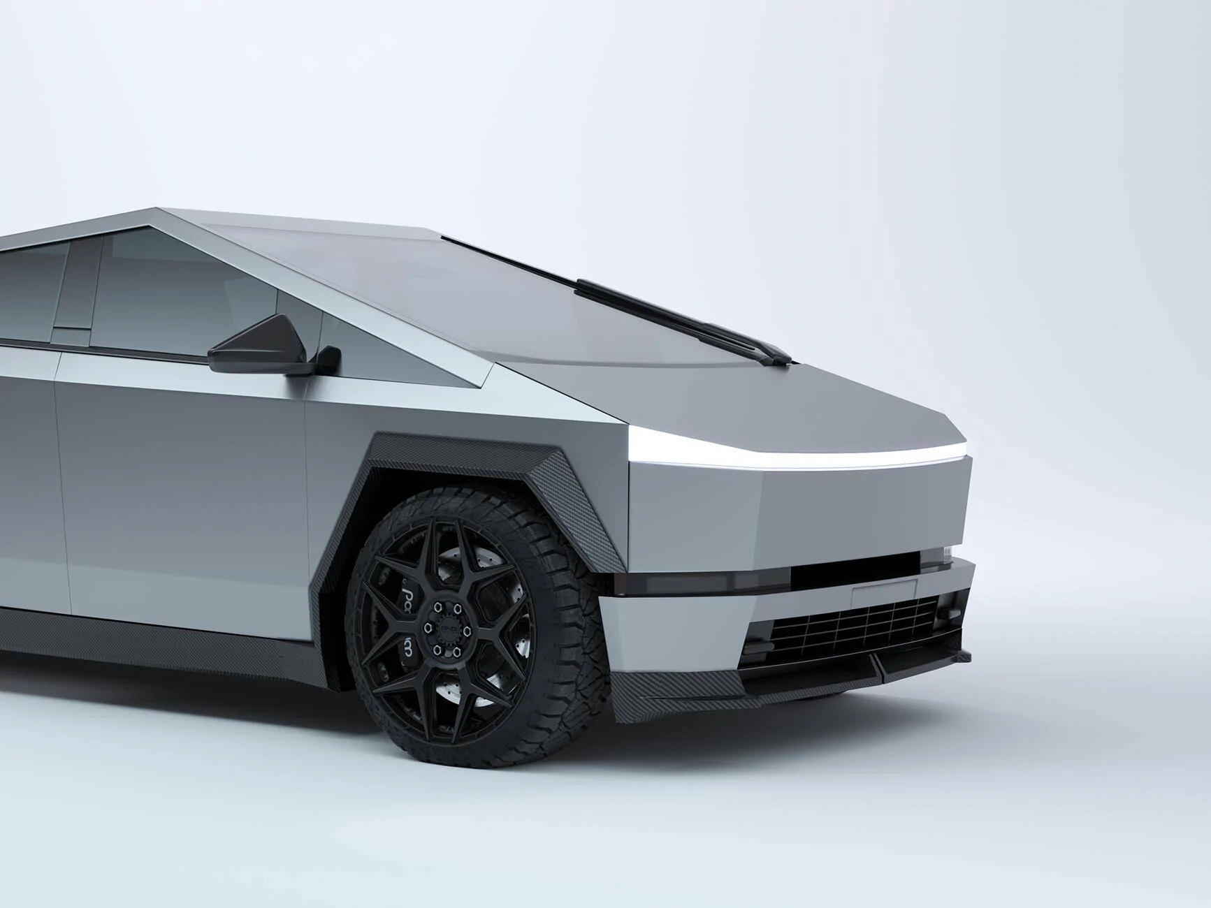 Tesla Cybertruck New: Carbon fiber body kit for Cybertruck by Renegade Design 11