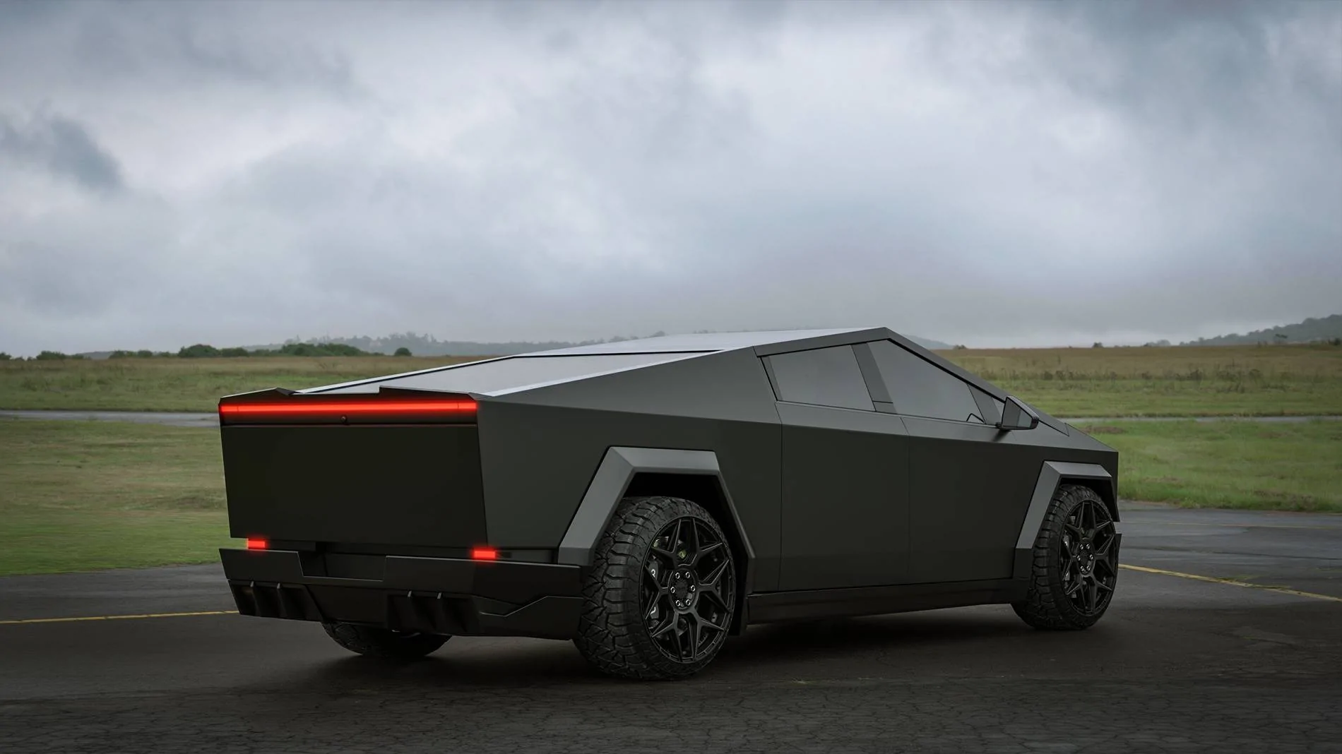 Tesla Cybertruck New: Carbon fiber body kit for Cybertruck by Renegade Design 18