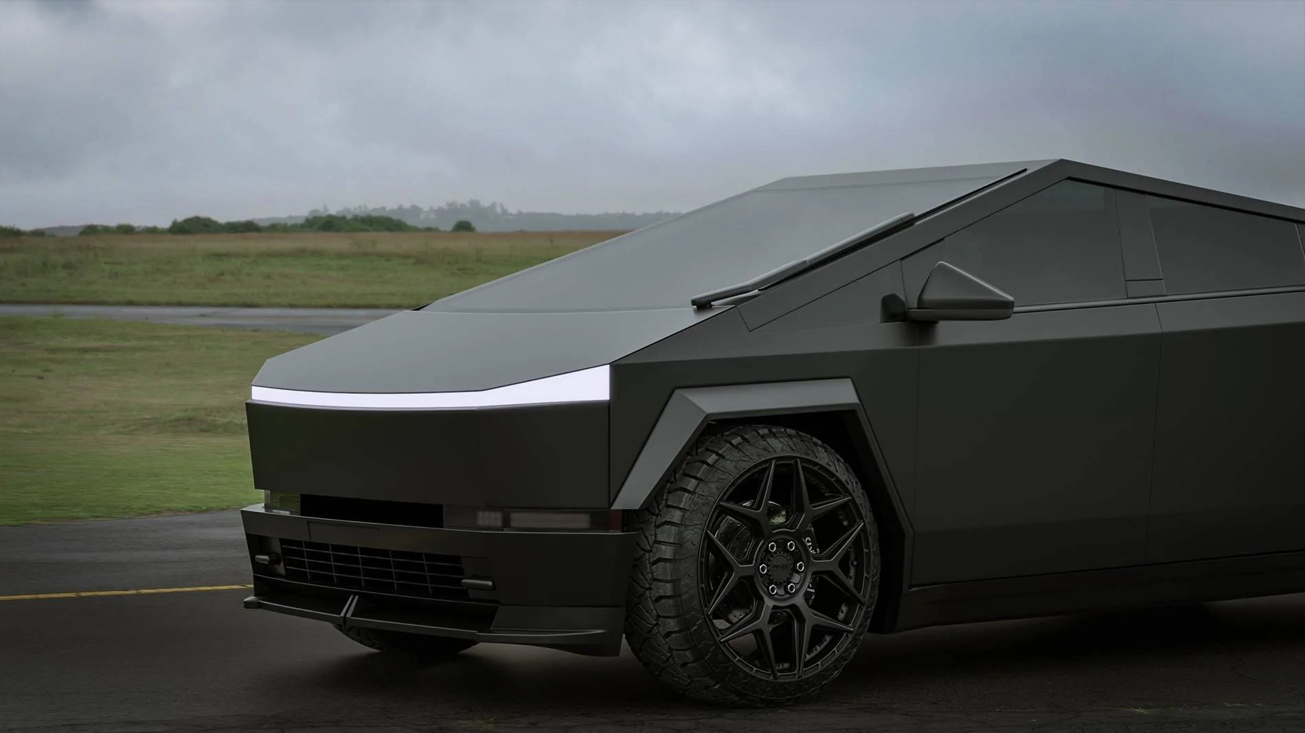 Tesla Cybertruck New: Carbon fiber body kit for Cybertruck by Renegade Design 22