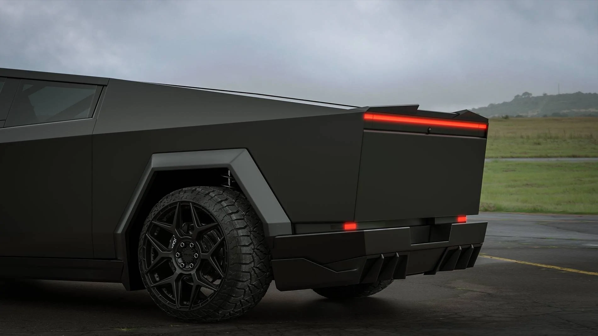 Tesla Cybertruck New: Carbon fiber body kit for Cybertruck by Renegade Design 23-1