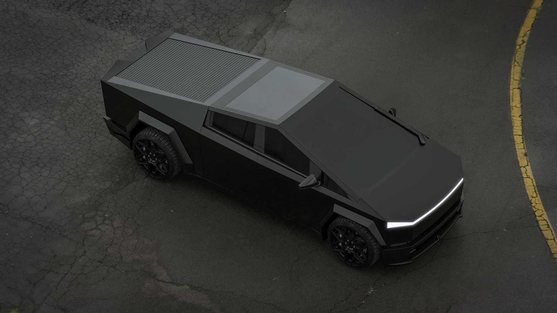 Tesla Cybertruck New: Carbon fiber body kit for Cybertruck by Renegade Design 24