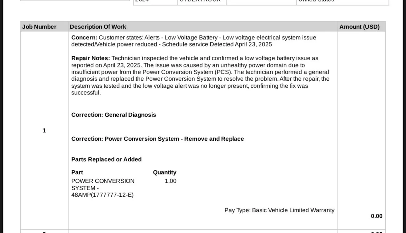 Tesla Cybertruck Recurring "CRITICAL SAFETY!!!" issue with rear wheel alignment. Side note: WTF is up with the cupholders?? IMG_6807