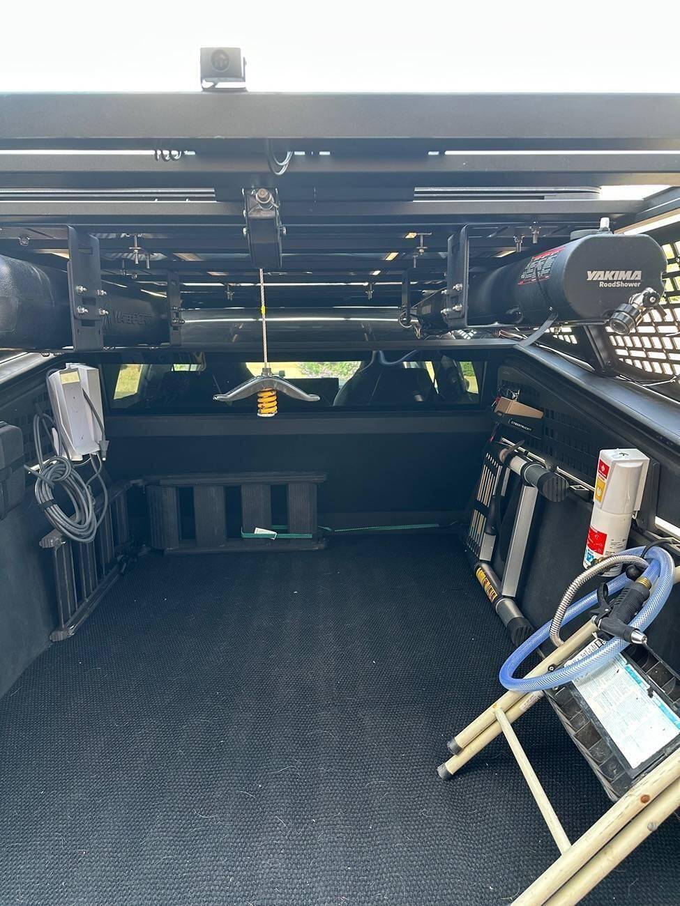 Tesla Cybertruck Hot Water Delivery System With Yakima RoadShower Components - DIY Writeup 1746757640120-7c