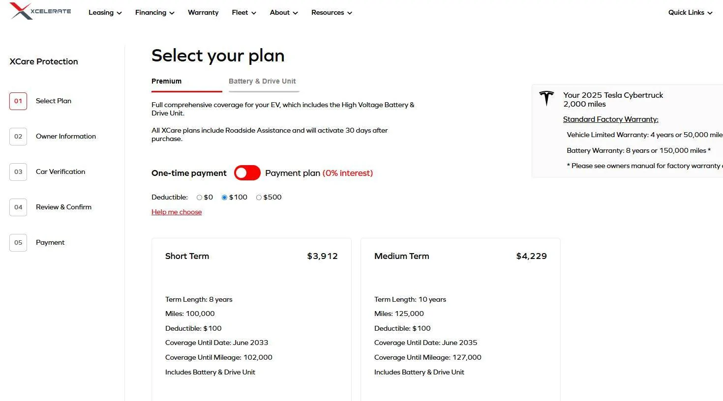 Tesla Cybertruck Can you buy a Cybertruck extended warranty? 1746762237888-zi