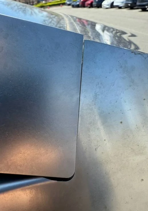 Tesla Cybertruck Recall re-glue panels IMG_0529