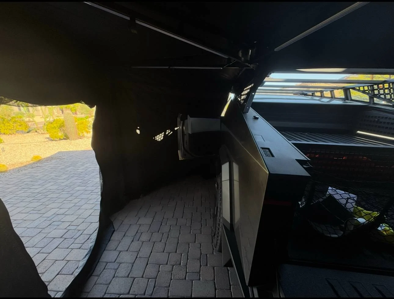 Tesla Cybertruck Installed OpenRoad 270 Degree awning, Getting ready for some camping! IMG_4582