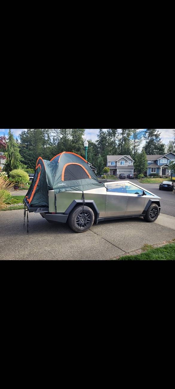 Tesla Cybertruck CYBER TENT. 50 BUCKS ON AMAZON. Screenshot_20250510_065856_Photos