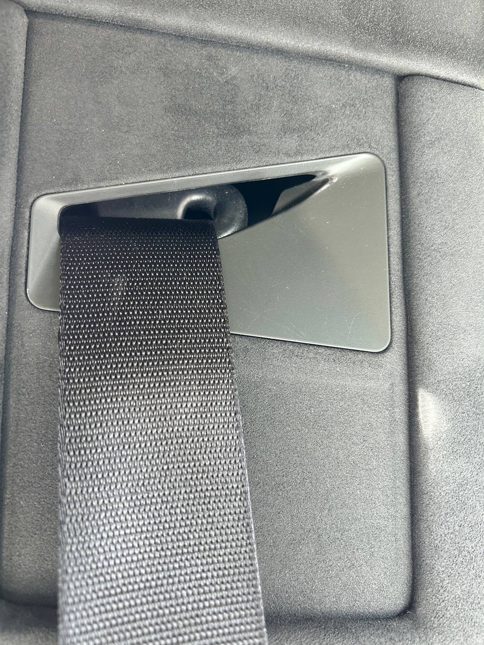 Tesla Cybertruck Adjust seat belt height manually - did you know? {filename}