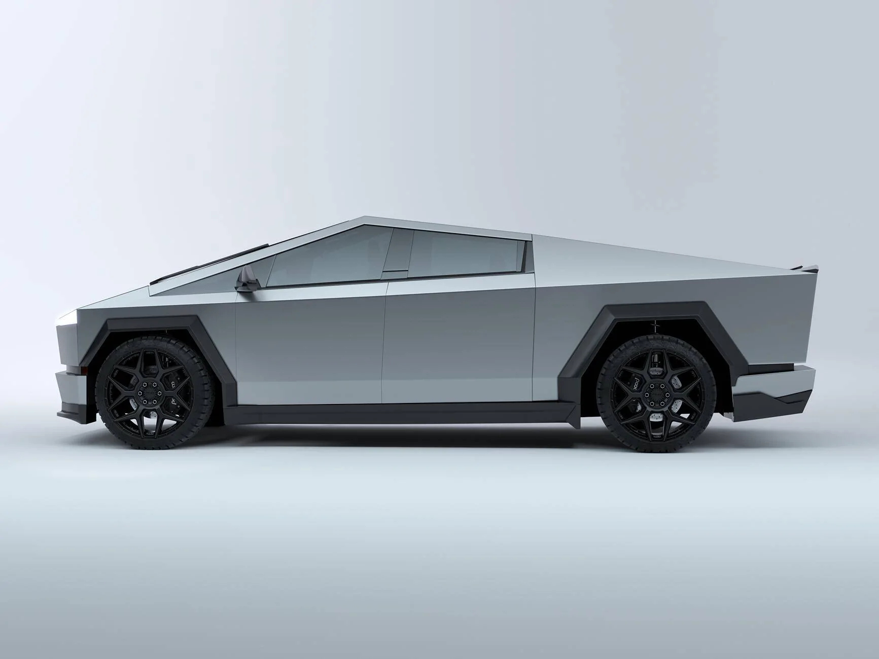 Tesla Cybertruck Custom gloss black body kit for Cybertruck by Renegade Design 6 (2)