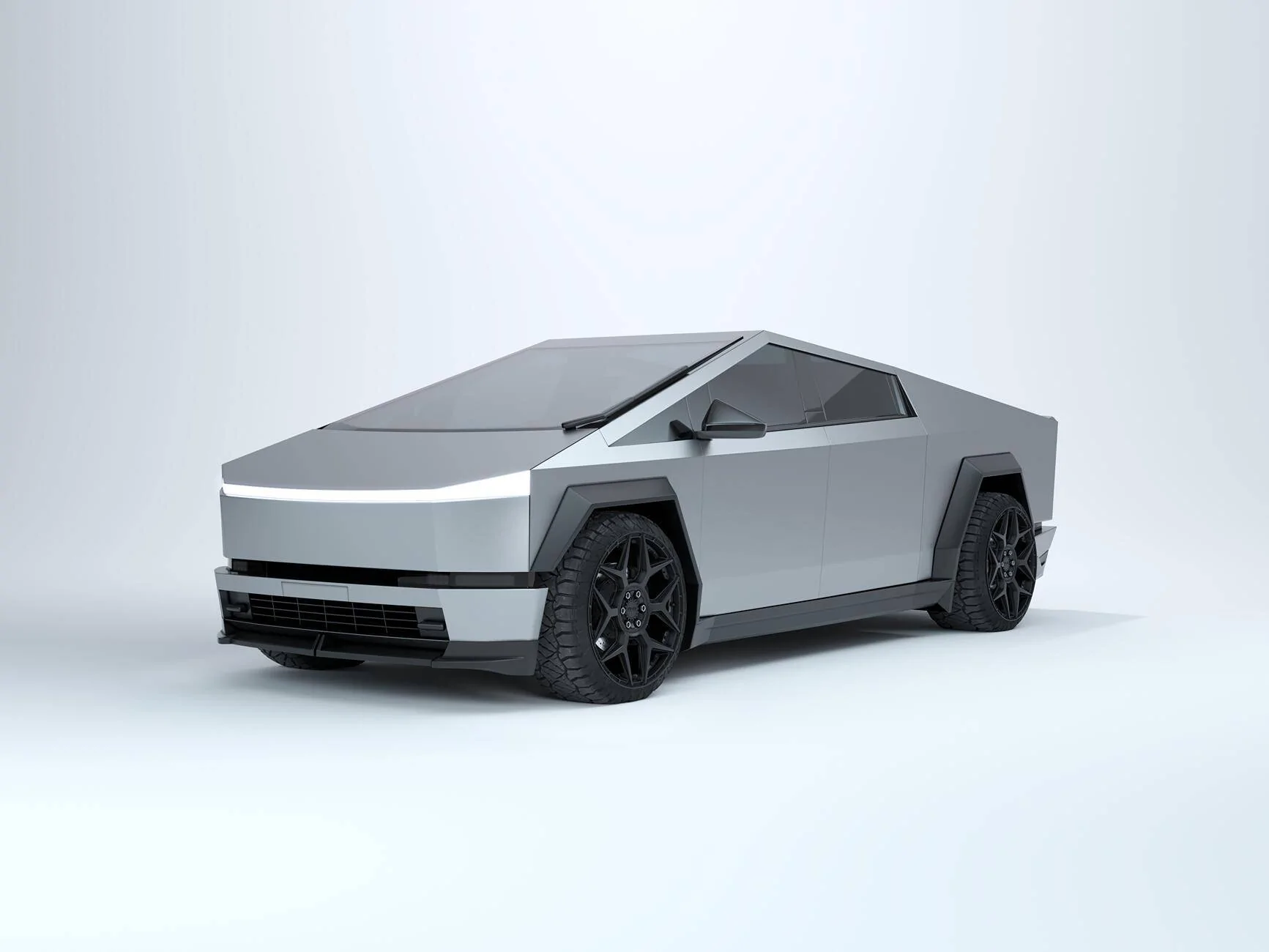 Tesla Cybertruck Custom gloss black body kit for Cybertruck by Renegade Design 16