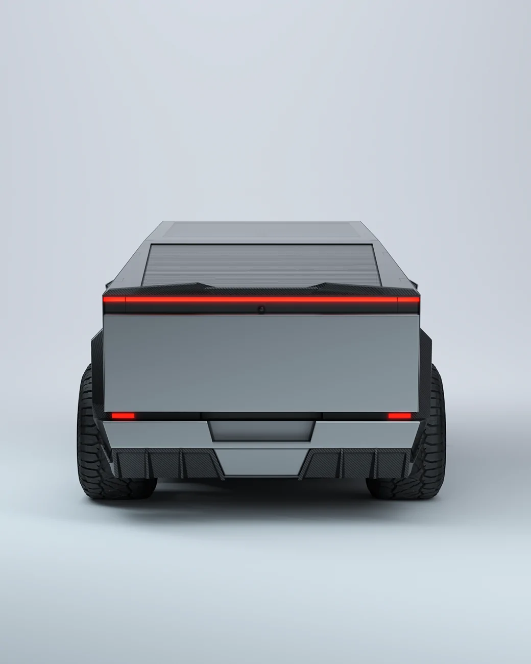 Tesla Cybertruck Custom gloss black body kit for Cybertruck by Renegade Design 20