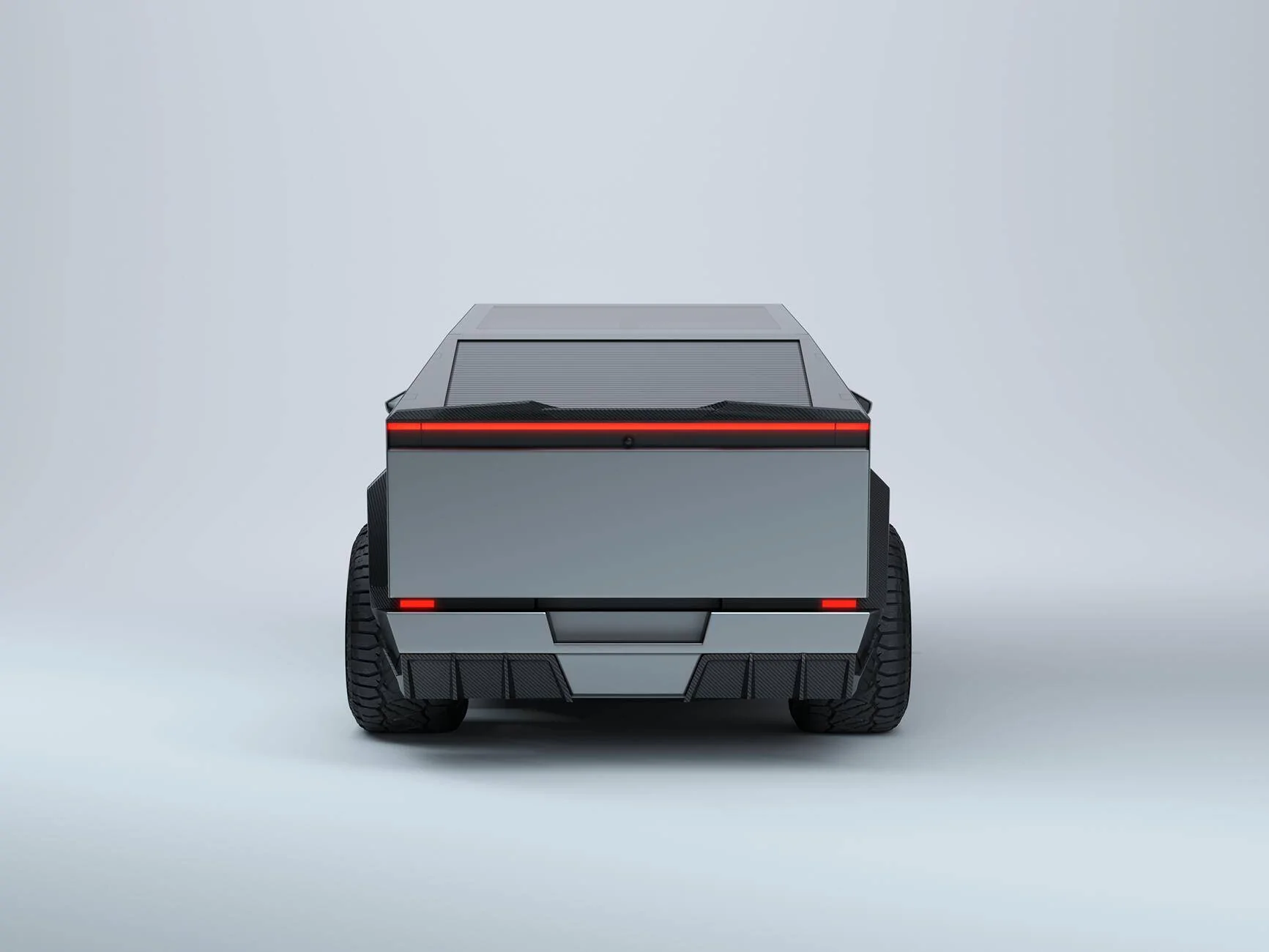 Tesla Cybertruck Custom gloss black body kit for Cybertruck by Renegade Design 10