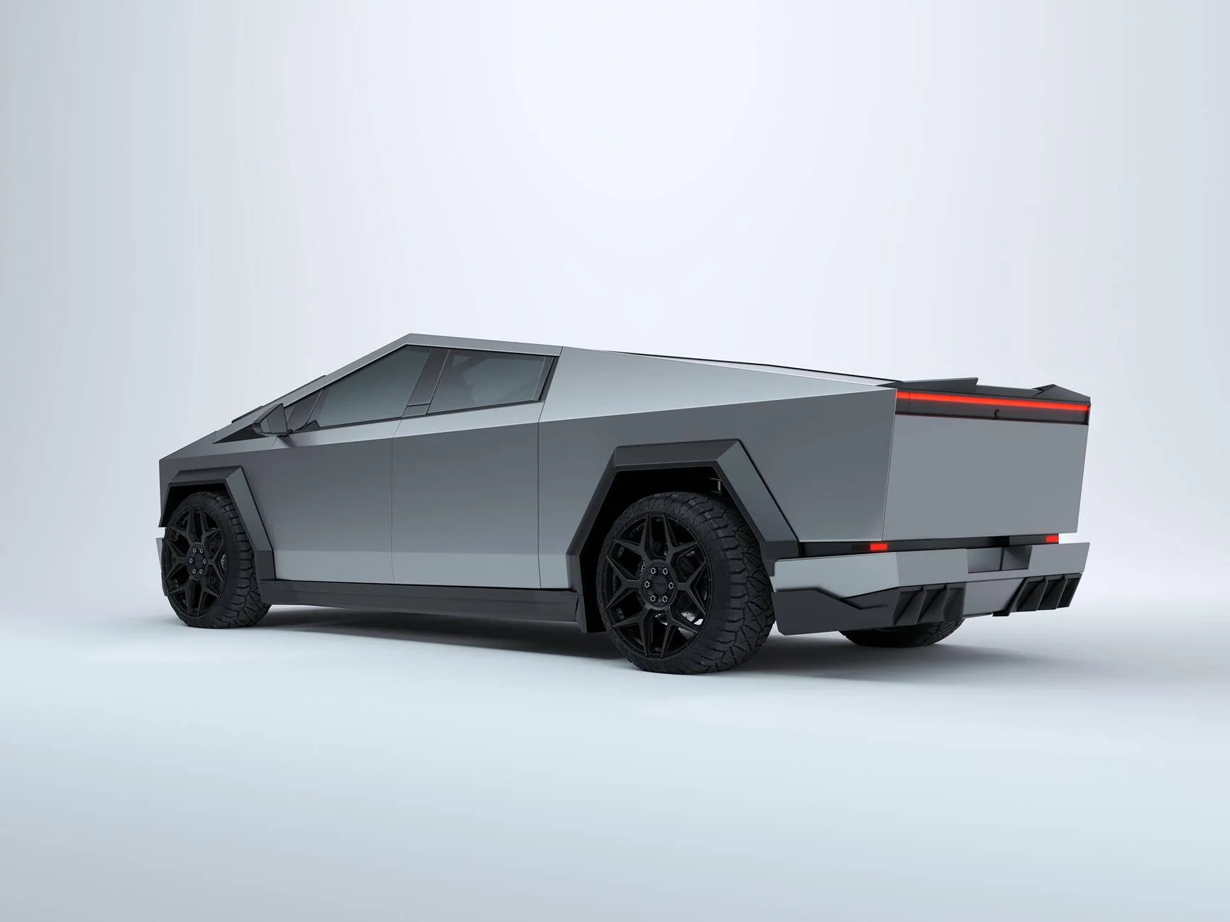 Tesla Cybertruck Custom gloss black body kit for Cybertruck by Renegade Design 4 (1)