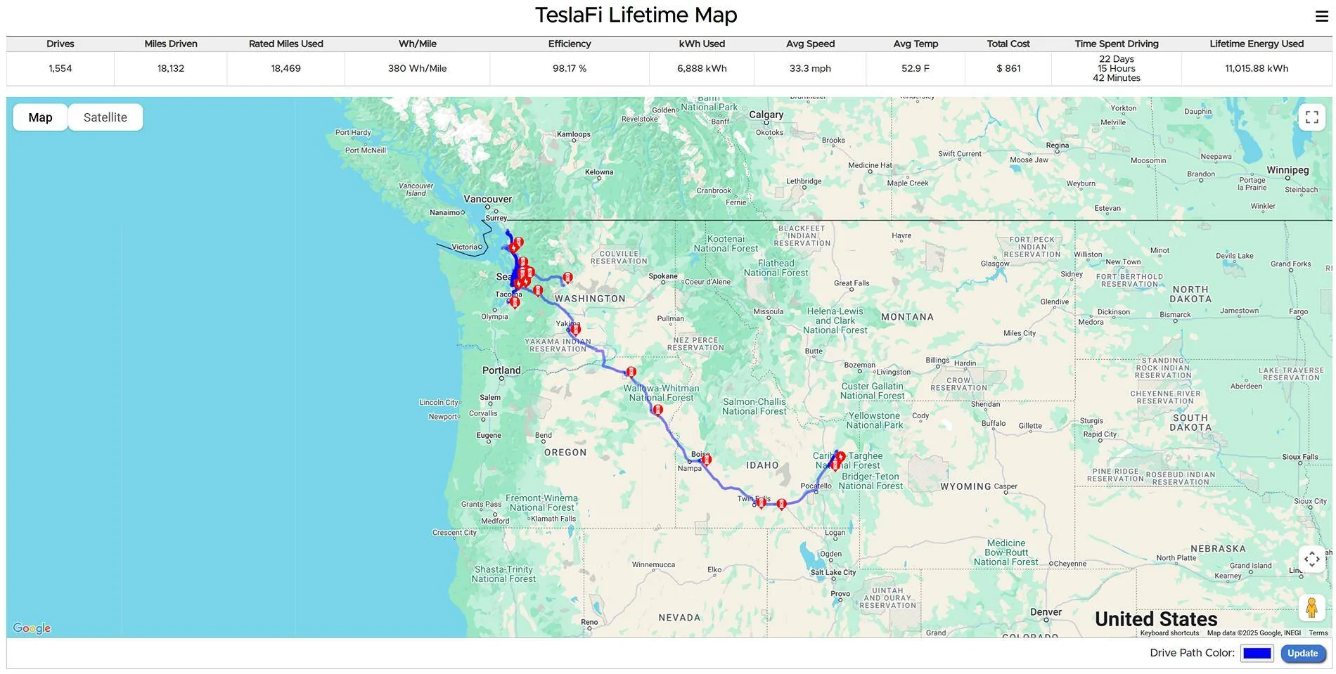 Tesla Cybertruck Cybertruck Battery Degradation after 11-months, 29,000-miles is still 0% 1747169858923-yl
