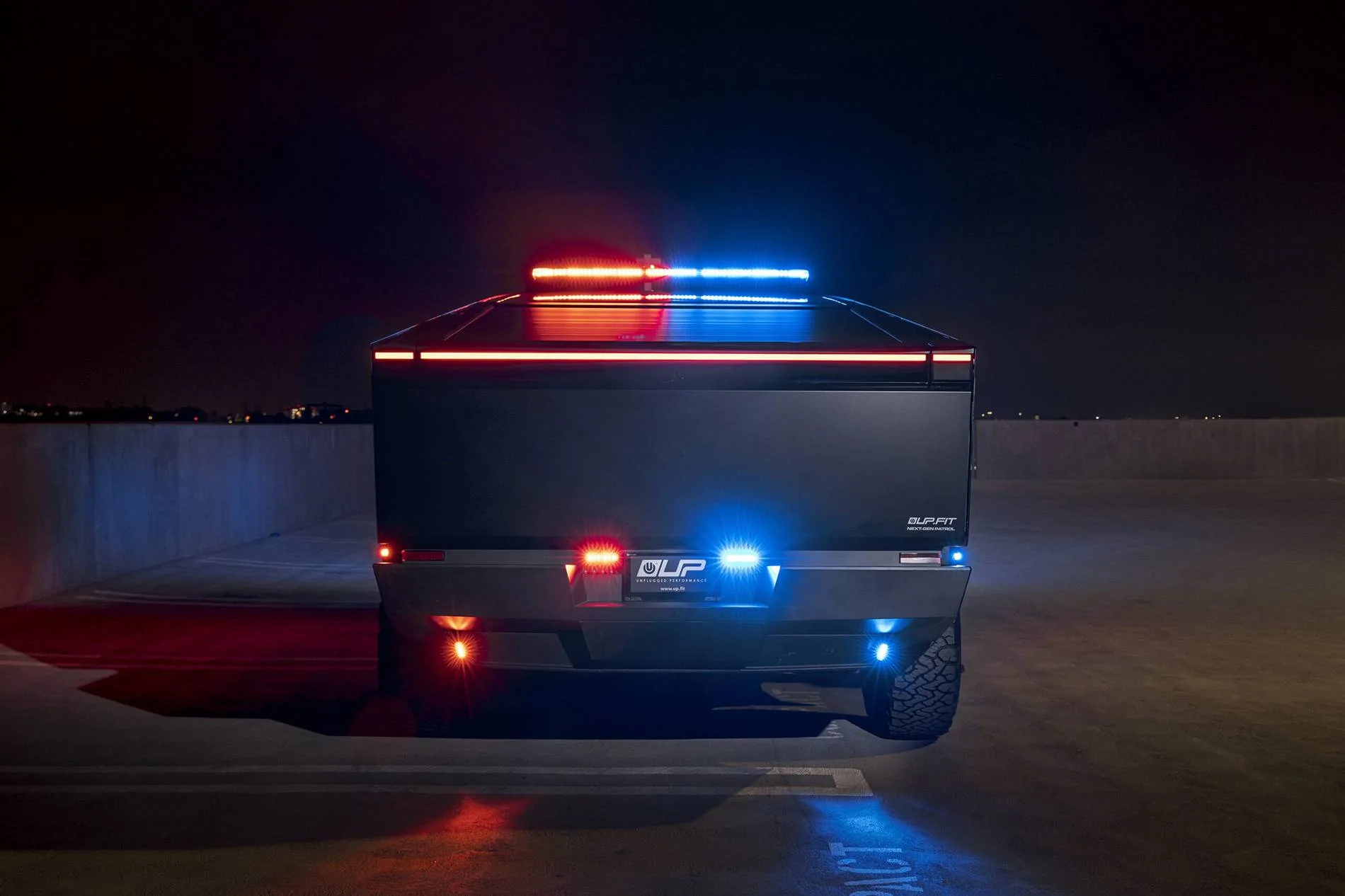 Tesla Cybertruck Qatar government orders fleet of Cybertruck Police Vehicles (outfitted by UP.FIT) 1747170351283-ii