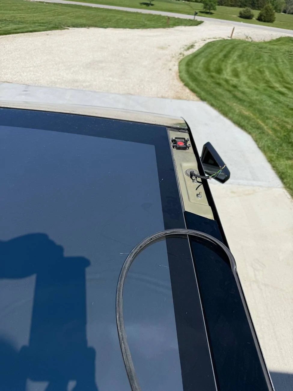 Tesla Cybertruck Lightbar flew off while driving on highway!! IMG_8924