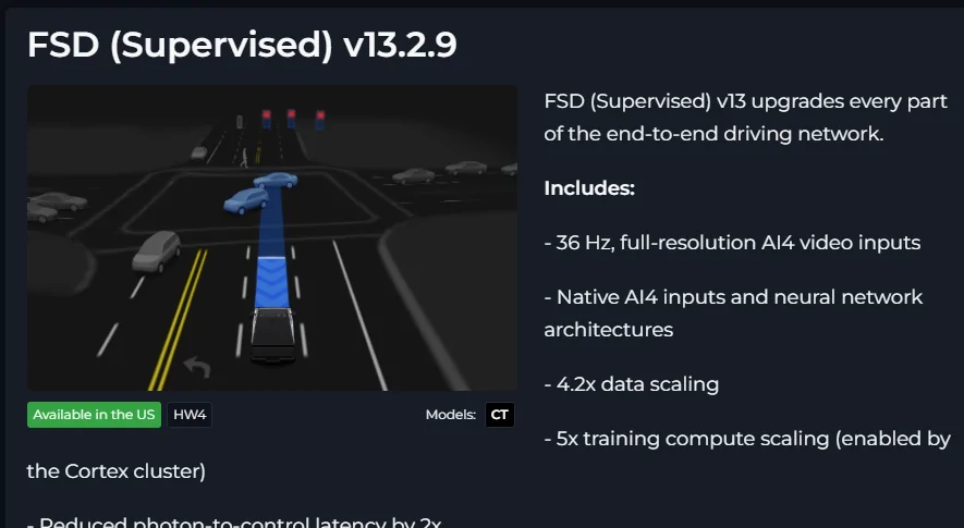 Tesla Cybertruck FSD 13.2.9 now downloading (release notes) 1747238889606-j6