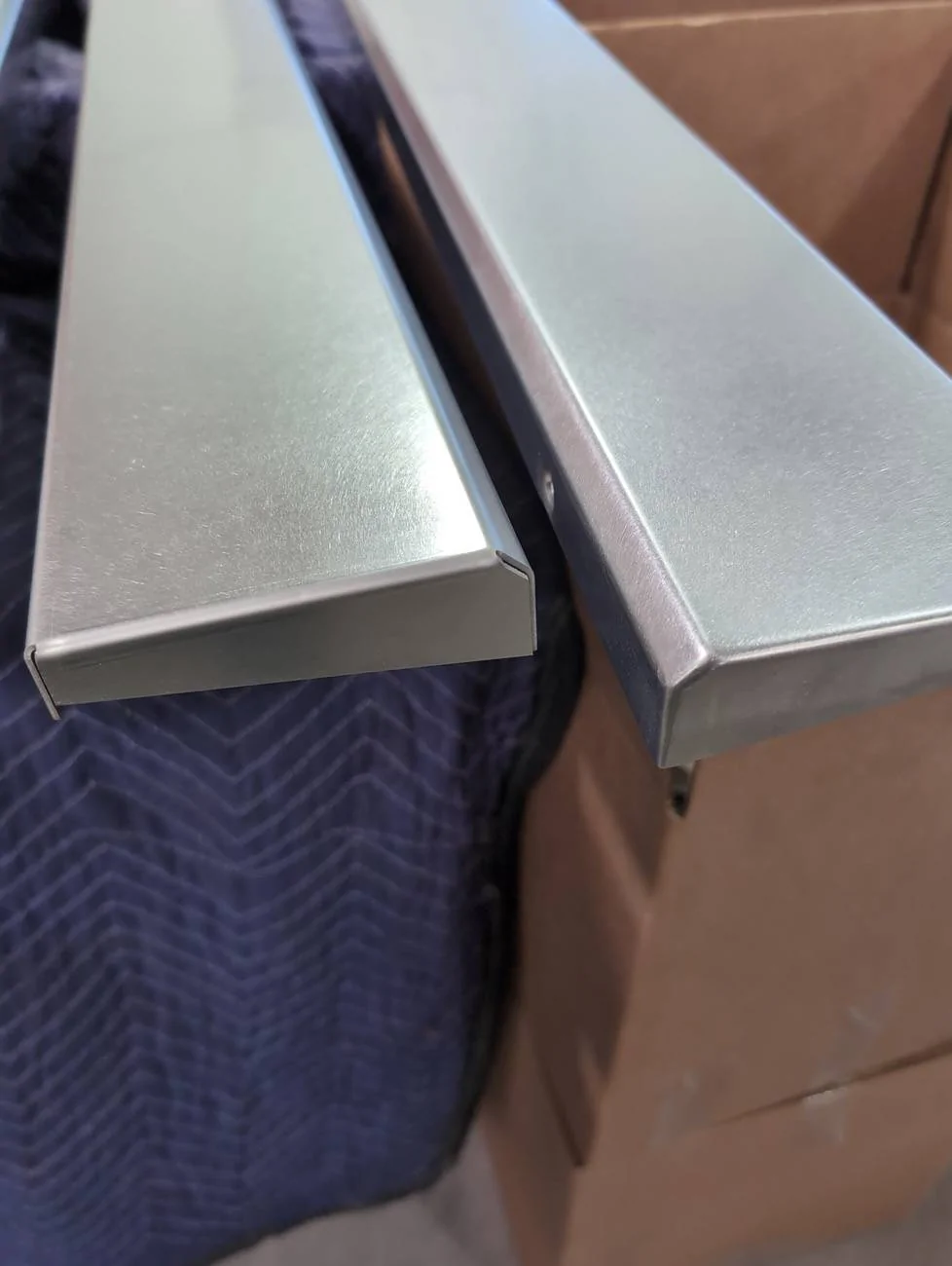 Tesla Cybertruck Aftermarket Sail Applique and Tailgate Cap in stainless steel for Cybertruck by JAM Specialty Products 4612059036968270028