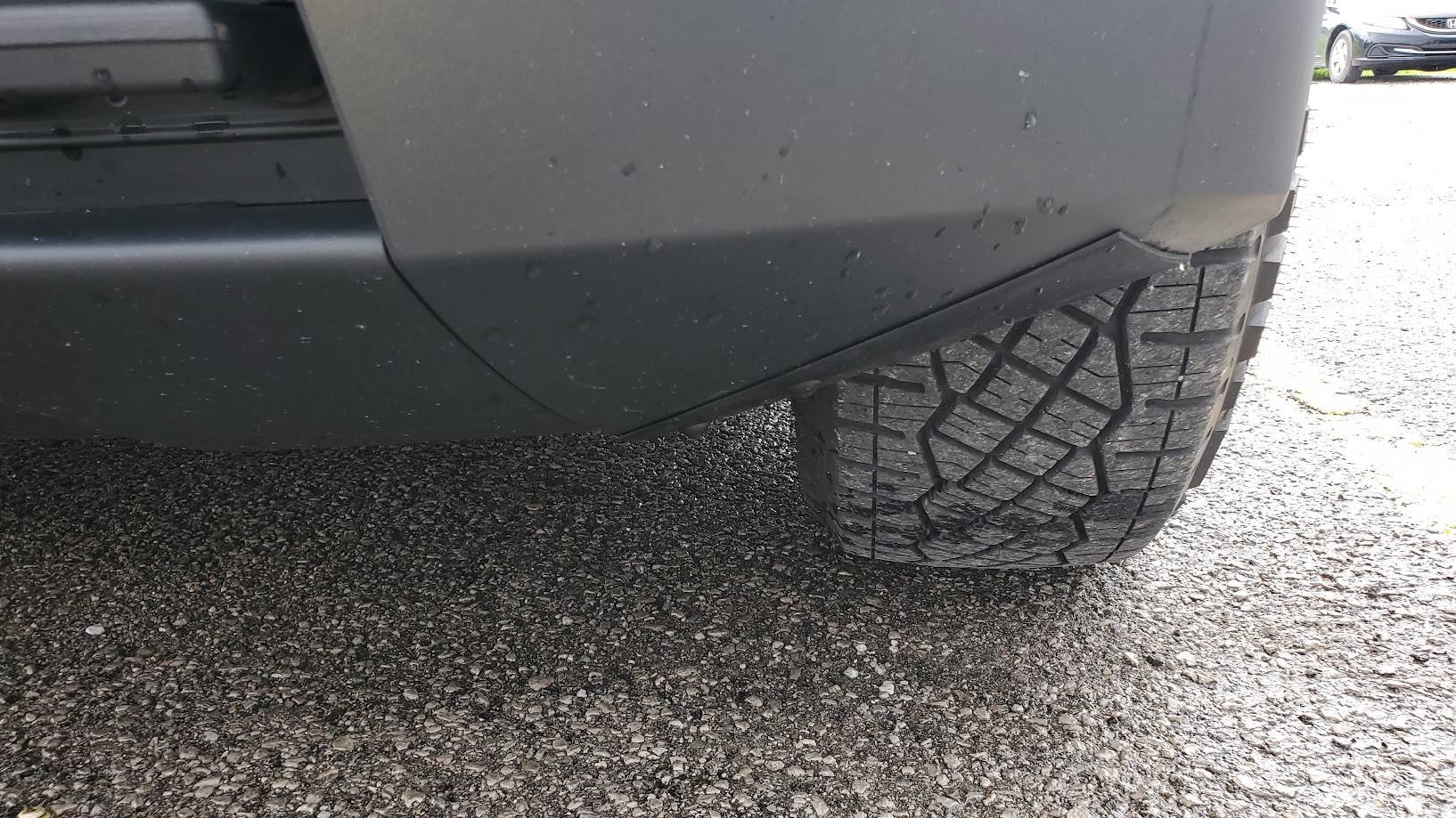 Tesla Cybertruck Got my Etsy 3D printed air dam delete covers 20250514_153941