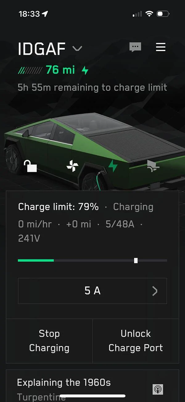 Tesla Cybertruck Wall charger overheating, charging slowed IMG_0357