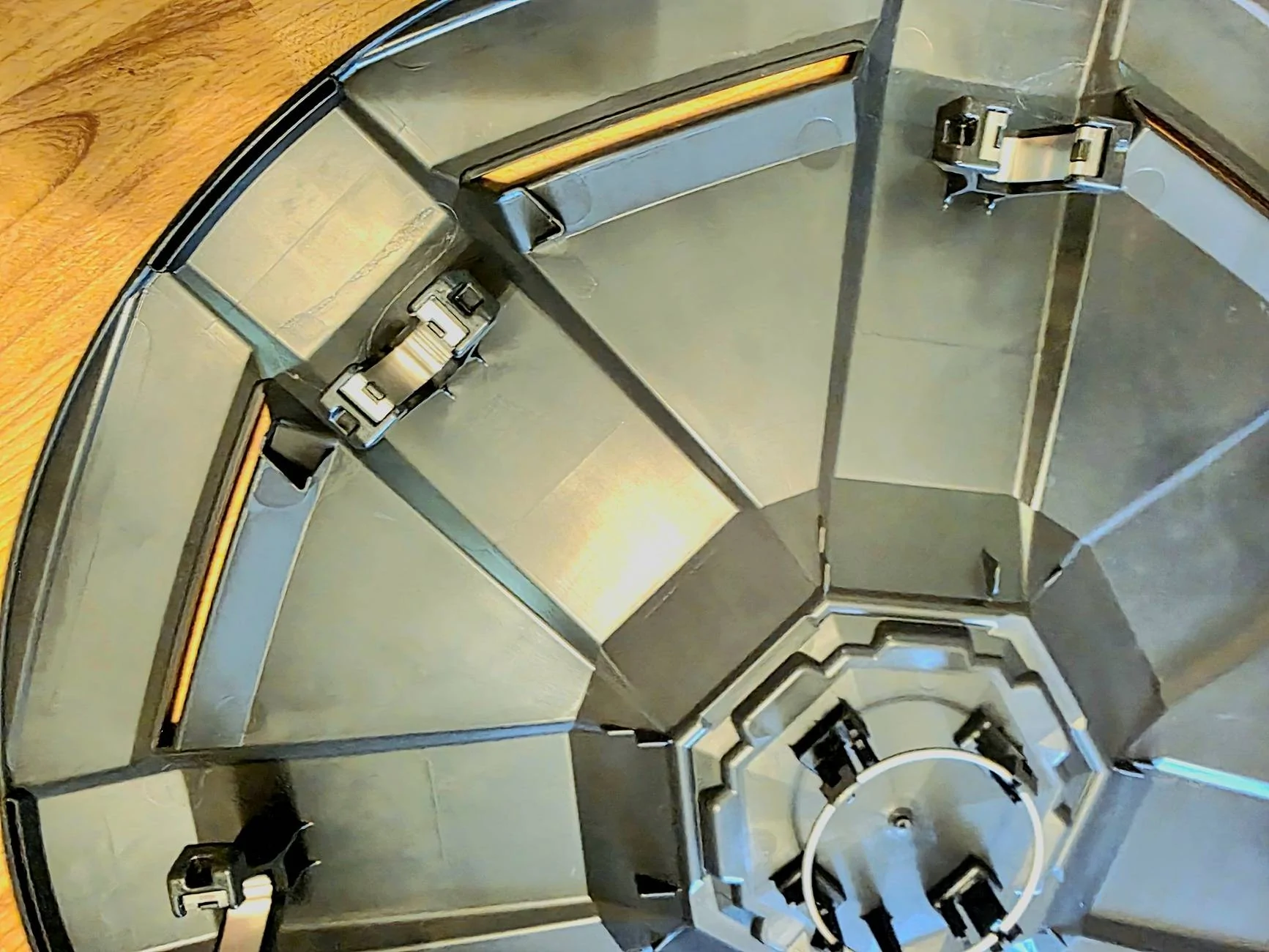 Tesla Cybertruck New style round wheel covers-- where do rear tabs align? 20250517_144905