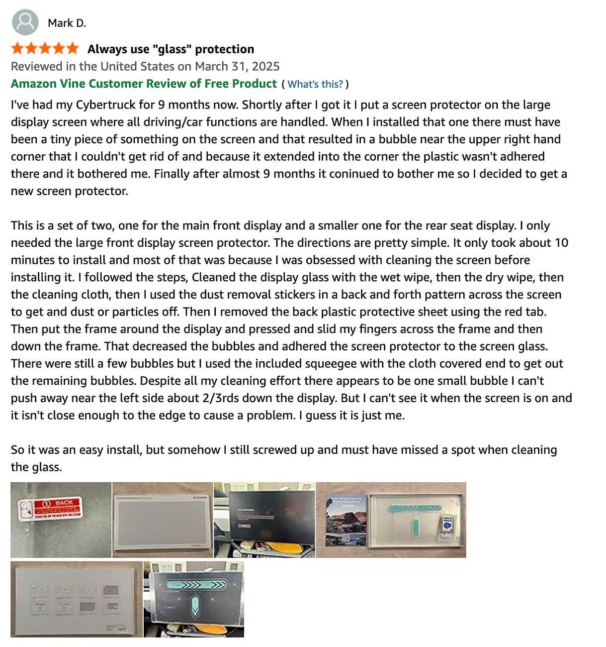Tesla Cybertruck Exclusive Launch: Premium Tempered Glass Screen Protector with 33% Savings sp113