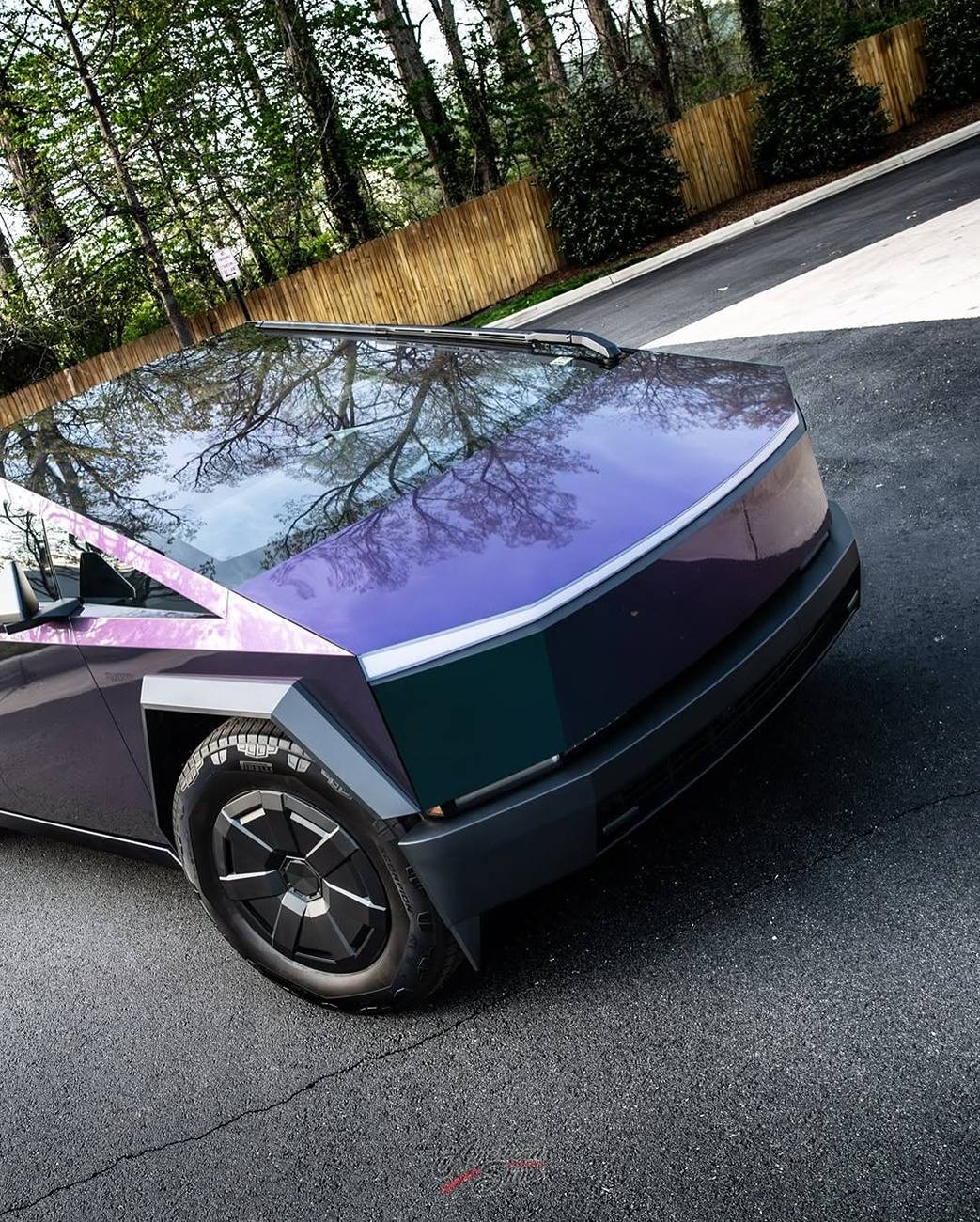 Tesla Cybertruck Pure PPF Unicorns Blood Cybertruck wrapped by American Shine Detailing SnapInsta.to_495355615_18404788543102210_7902910728017852959_n