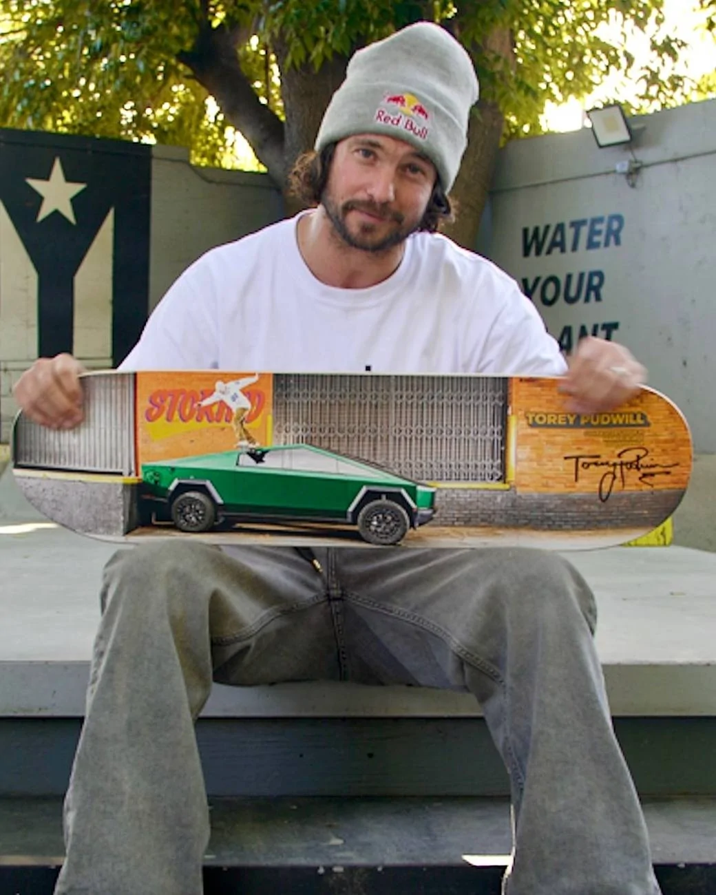 Tesla Cybertruck Pure PPF Cybertruck VS Skateboarder Torey Pudwill I’m gunna wax the sht out of it.” - Torey Pudwill.  FULL VIDEO LIVE now on STORIED Skateboard