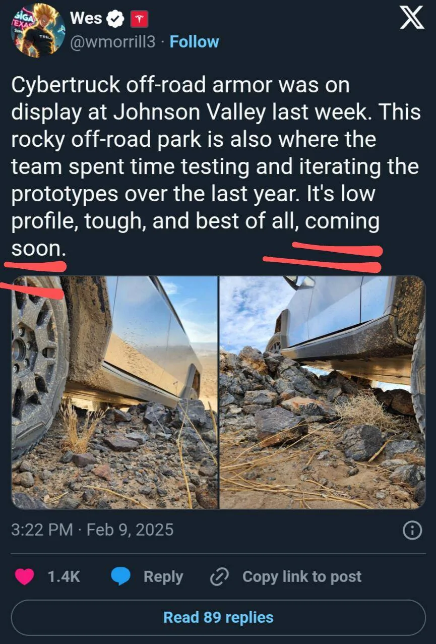 Tesla Cybertruck No ASS yet Screenshot_20250524-102922~2
